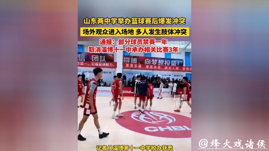 中国高中篮球联赛山东赛区爆发冲突,官方通报:对部分球员禁赛 中国高中篮球联赛山东赛区爆发冲突,官方通报:对部分球员禁赛